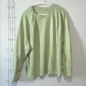 Aerie Offline Light Green Long Sleeve Shirt